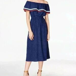 NEW! Cotton Off the Shoulder Dress XL